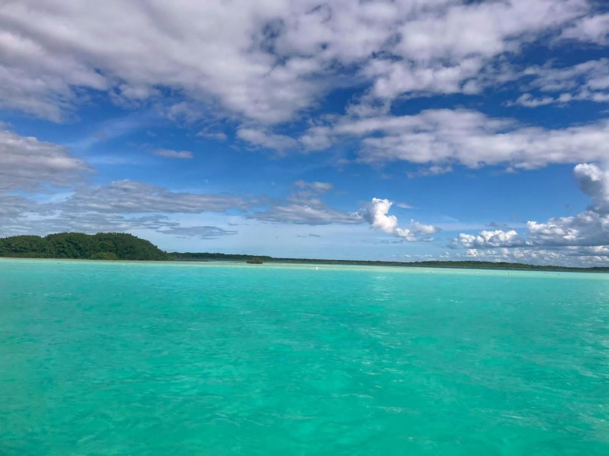 Posada Mykonos Bacalar Bagian luar foto