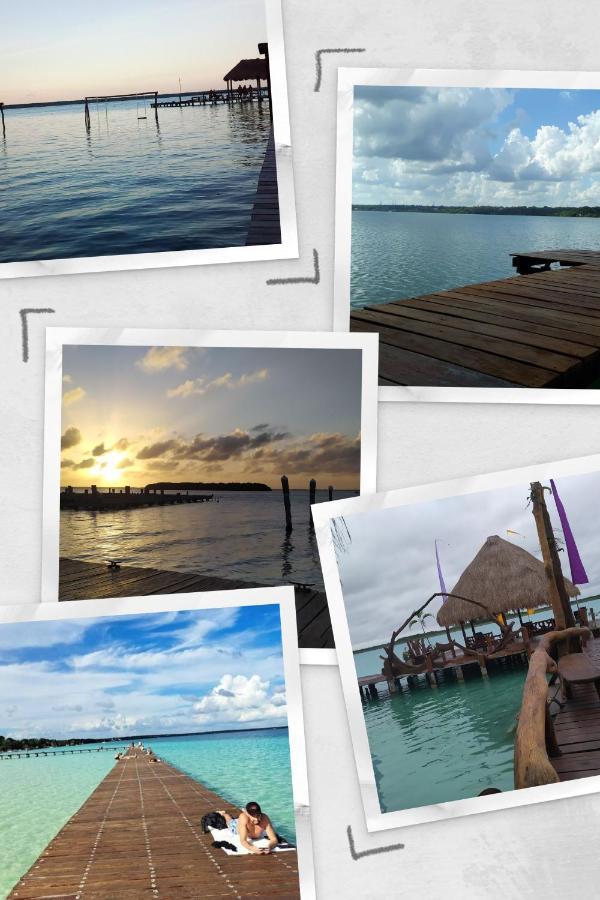 Posada Mykonos Bacalar Bagian luar foto
