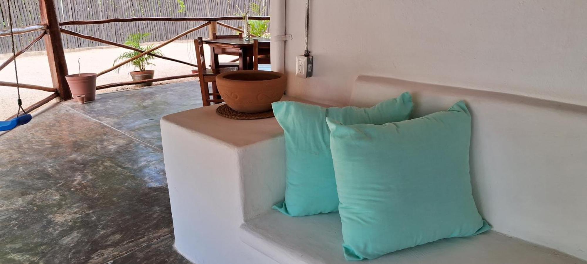 Posada Mykonos Bacalar Bagian luar foto