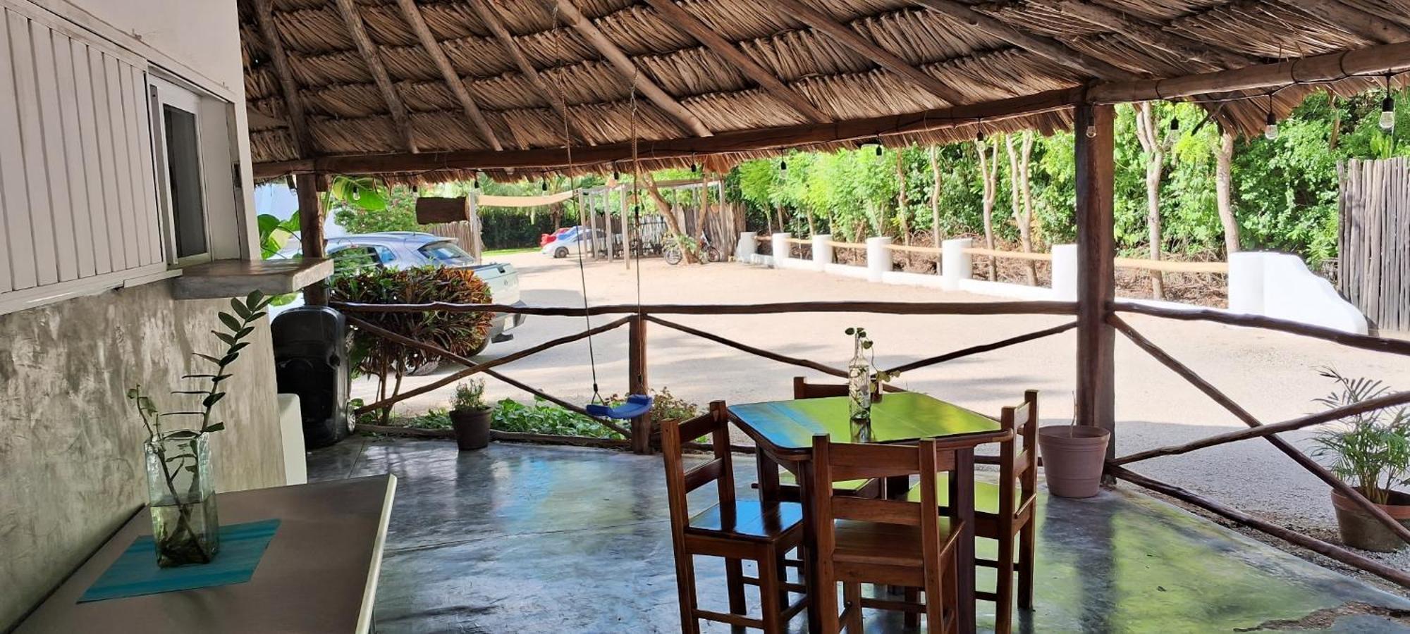 Posada Mykonos Bacalar Bagian luar foto