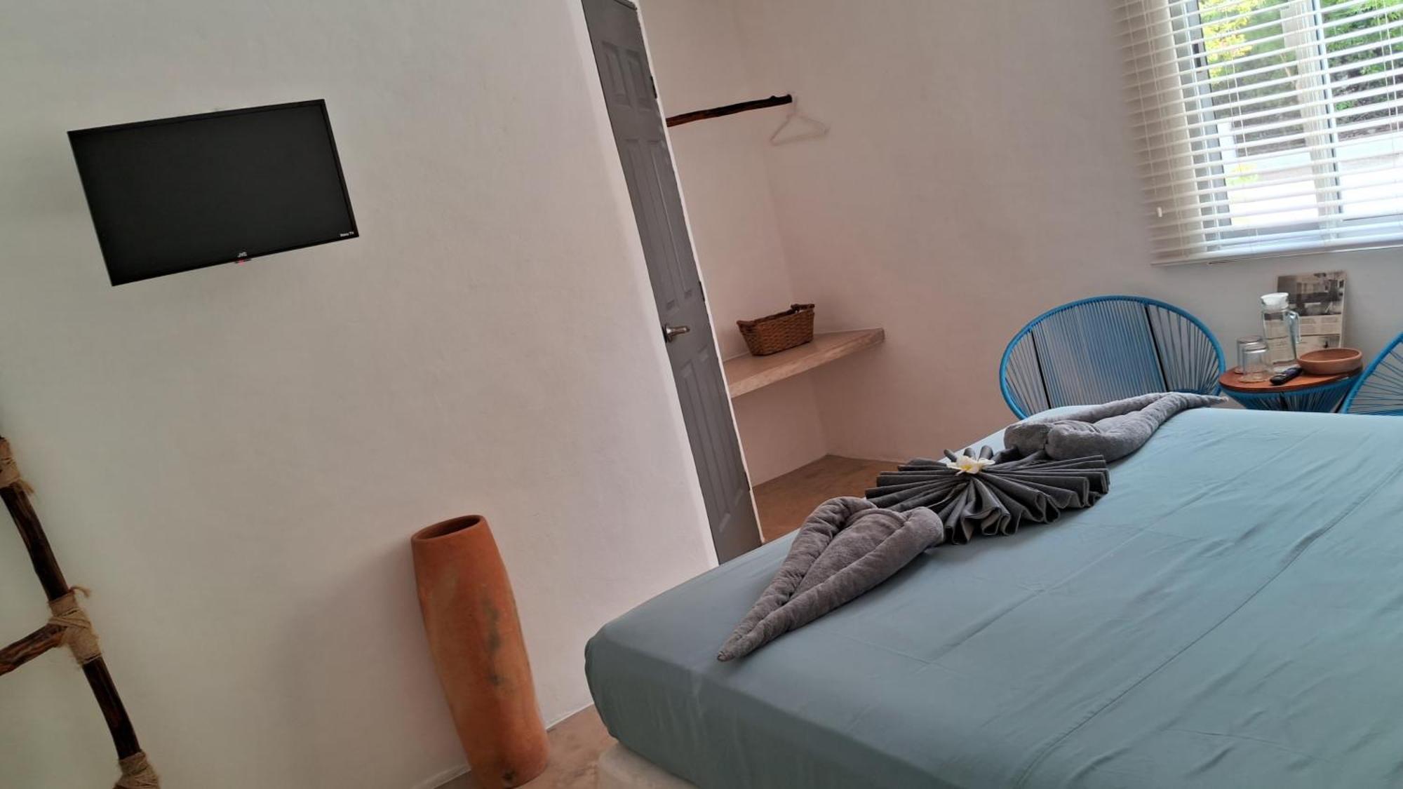 Posada Mykonos Bacalar Bagian luar foto