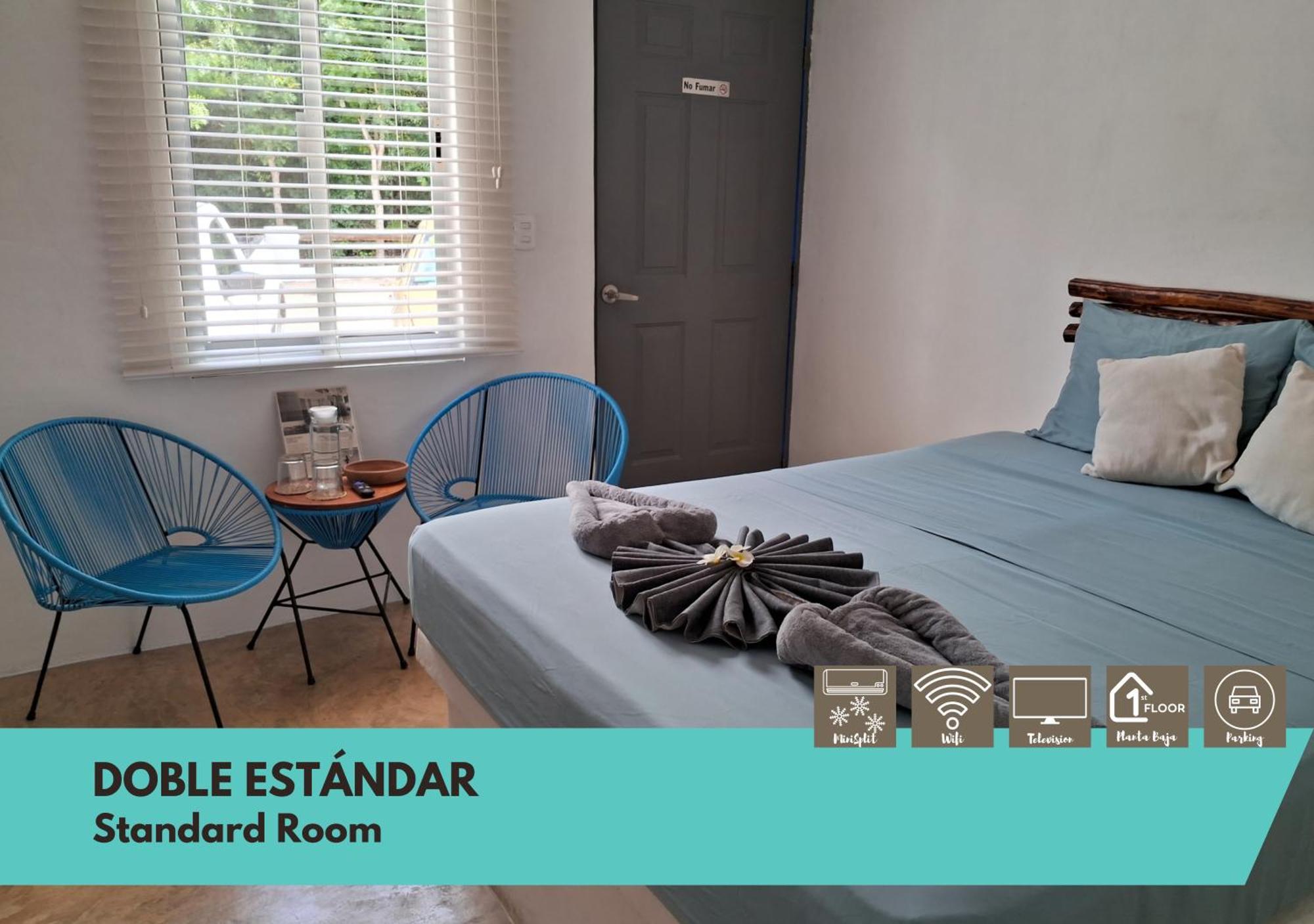 Posada Mykonos Bacalar Bagian luar foto