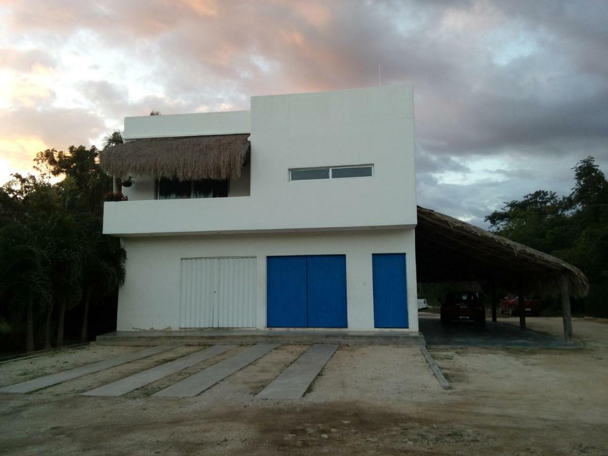 Posada Mykonos Bacalar Bagian luar foto